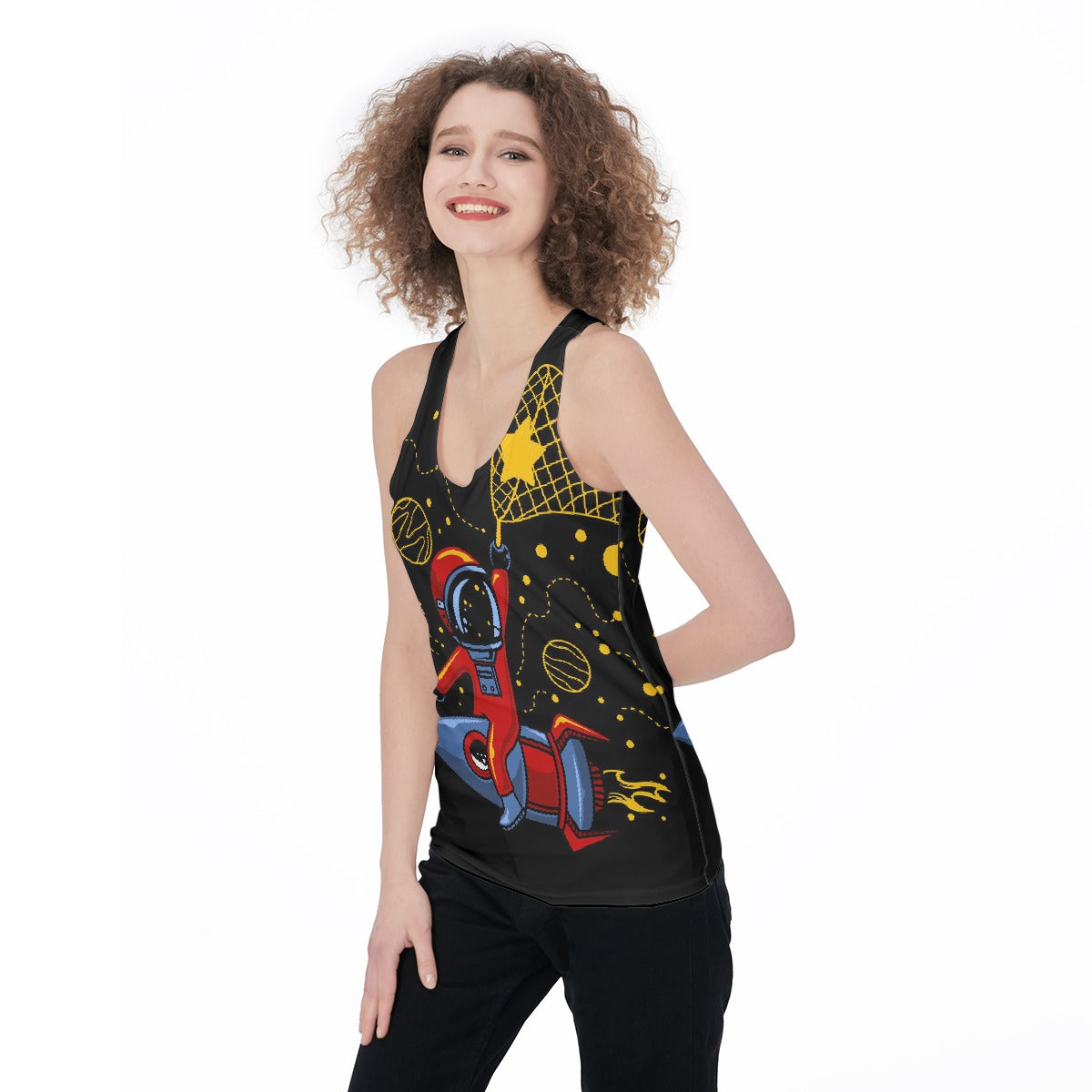 All-Over Print Women's Racerback Tank Top