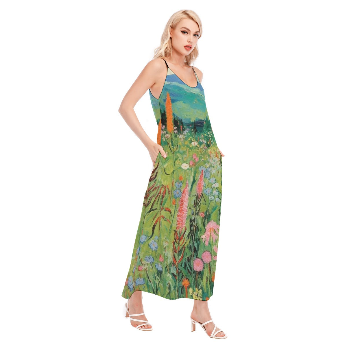 All-Over Print Women's Sling Dress