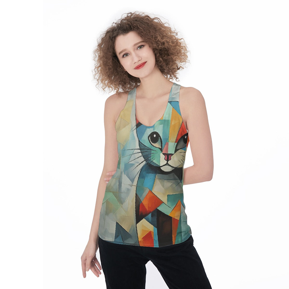 All-Over Print Women's Racerback Tank Top