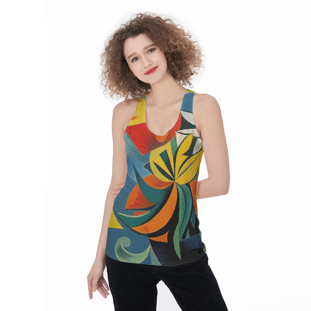 All-Over Print Women's Racerback Tank Top