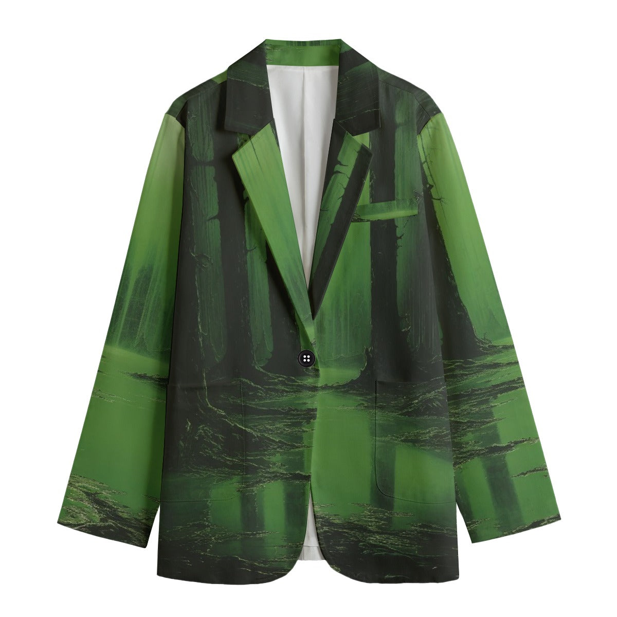 All-Over Print Women's Leisure Blazer