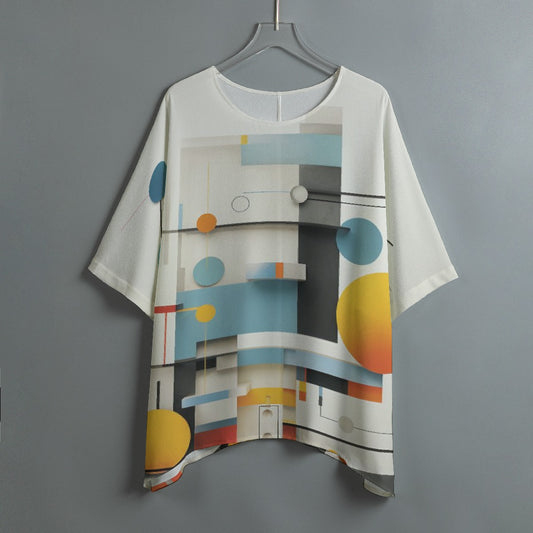 All-Over Print Women's Bat Sleeve Shirt