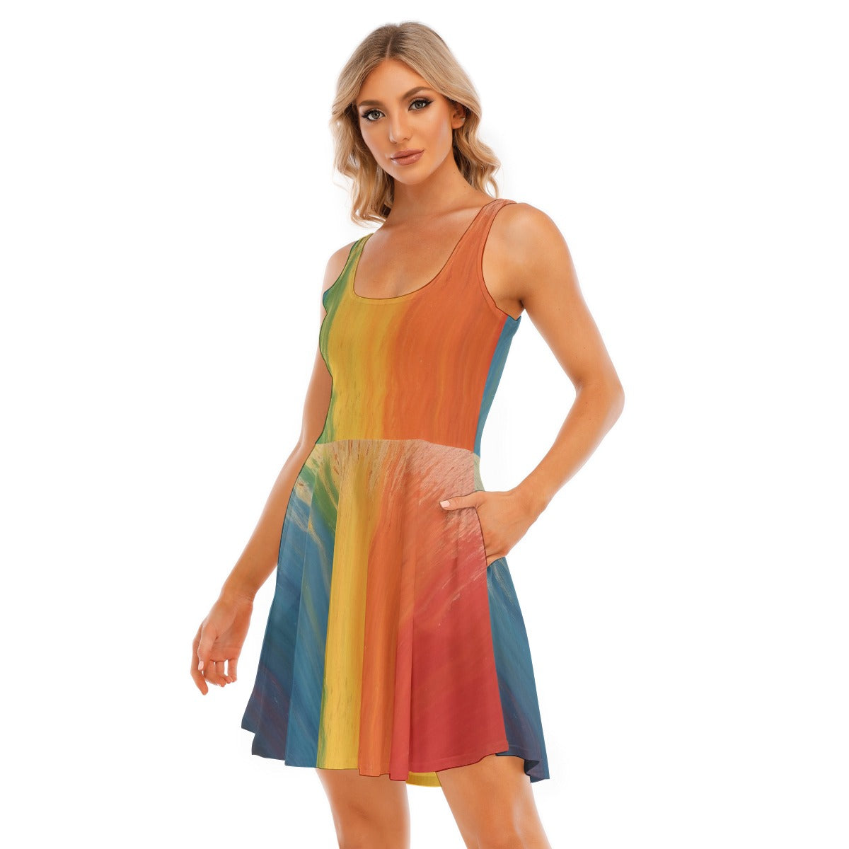 All-Over Print Women's Tank Vest Dress