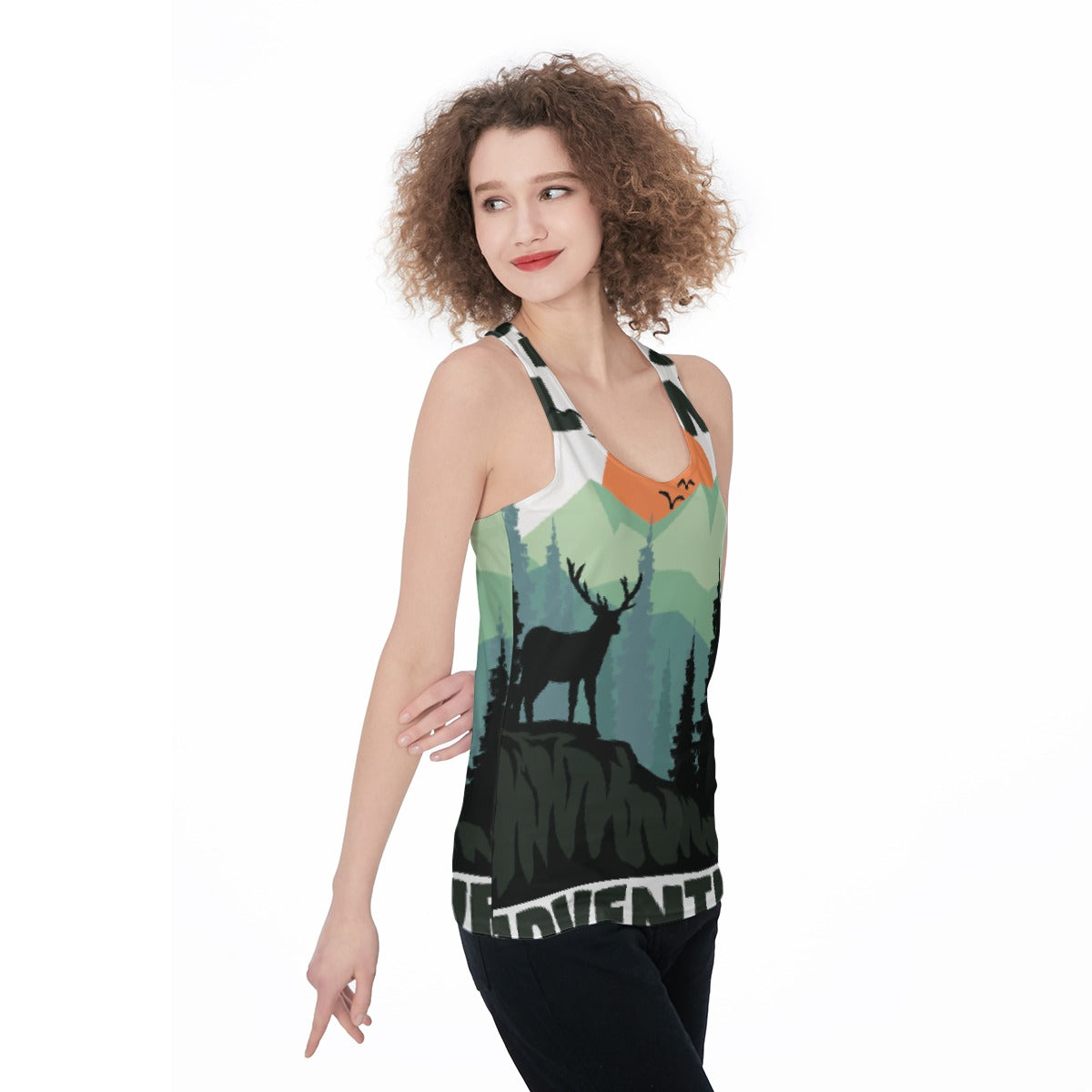 All-Over Print Women's Racerback Tank Top