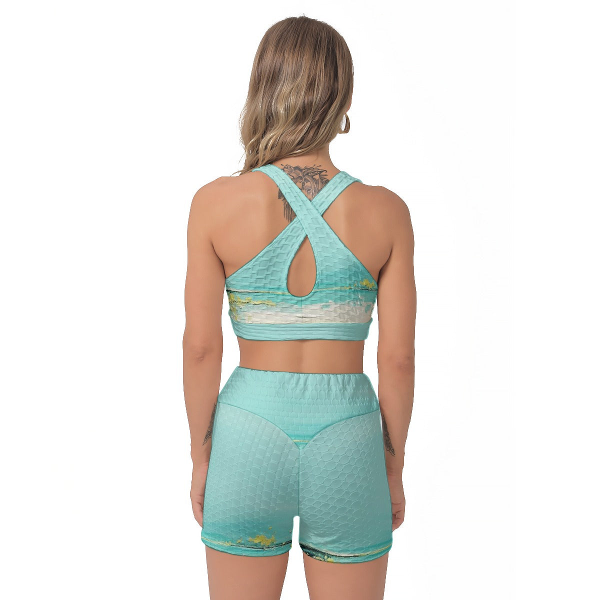 All-Over Print Women's Sports Bra Suit