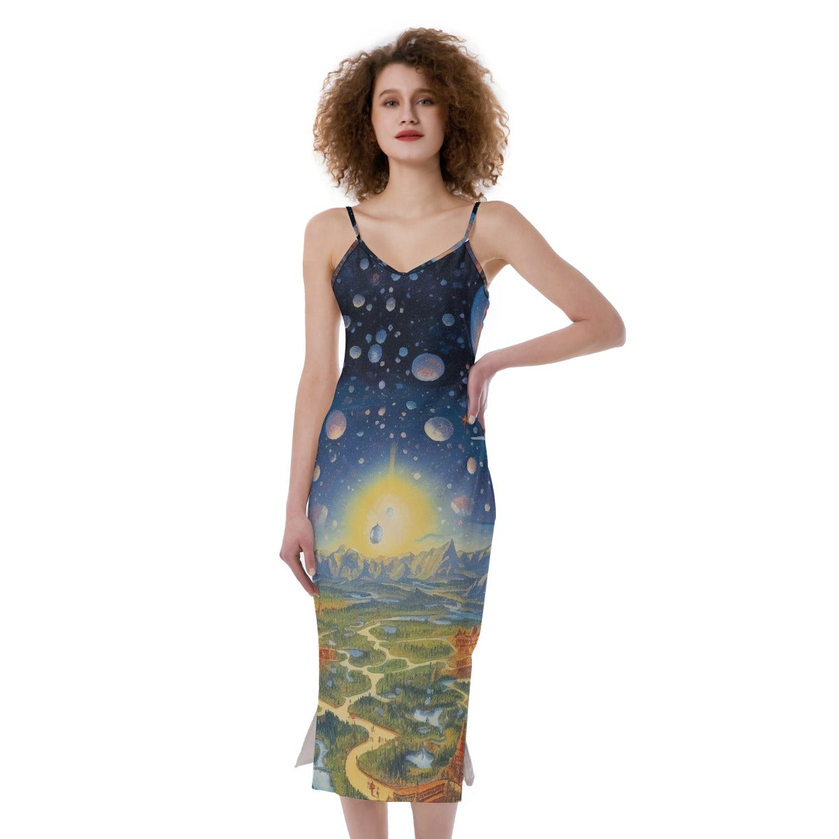 All-Over Print Women's Cami Dress