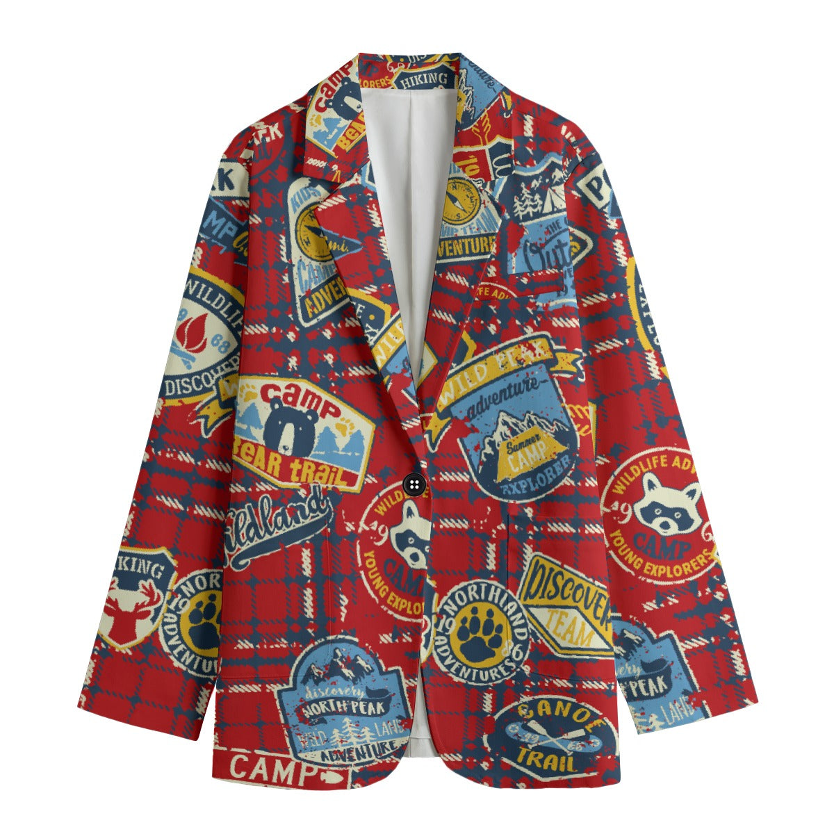 All-Over Print Women's Leisure Blazer