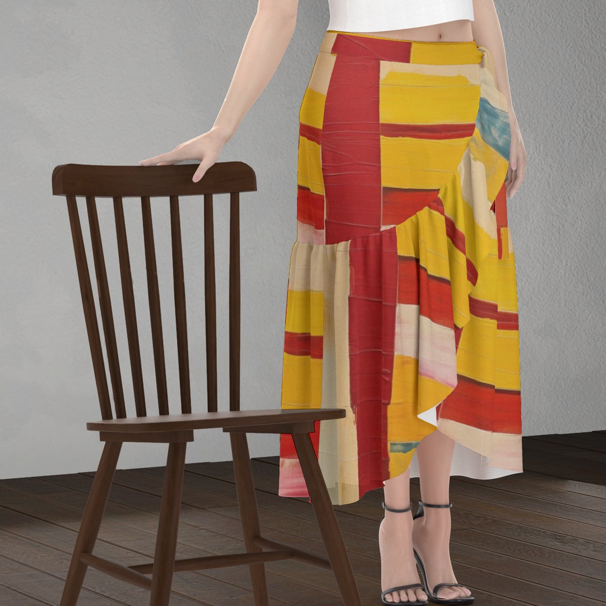 All-Over Print Women's Wrap Skirt