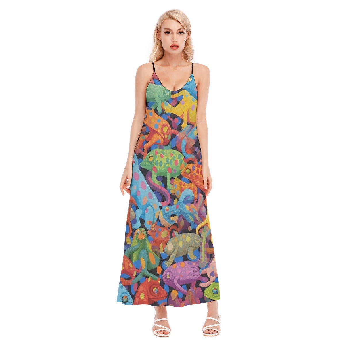 All-Over Print Women's Sling Dress