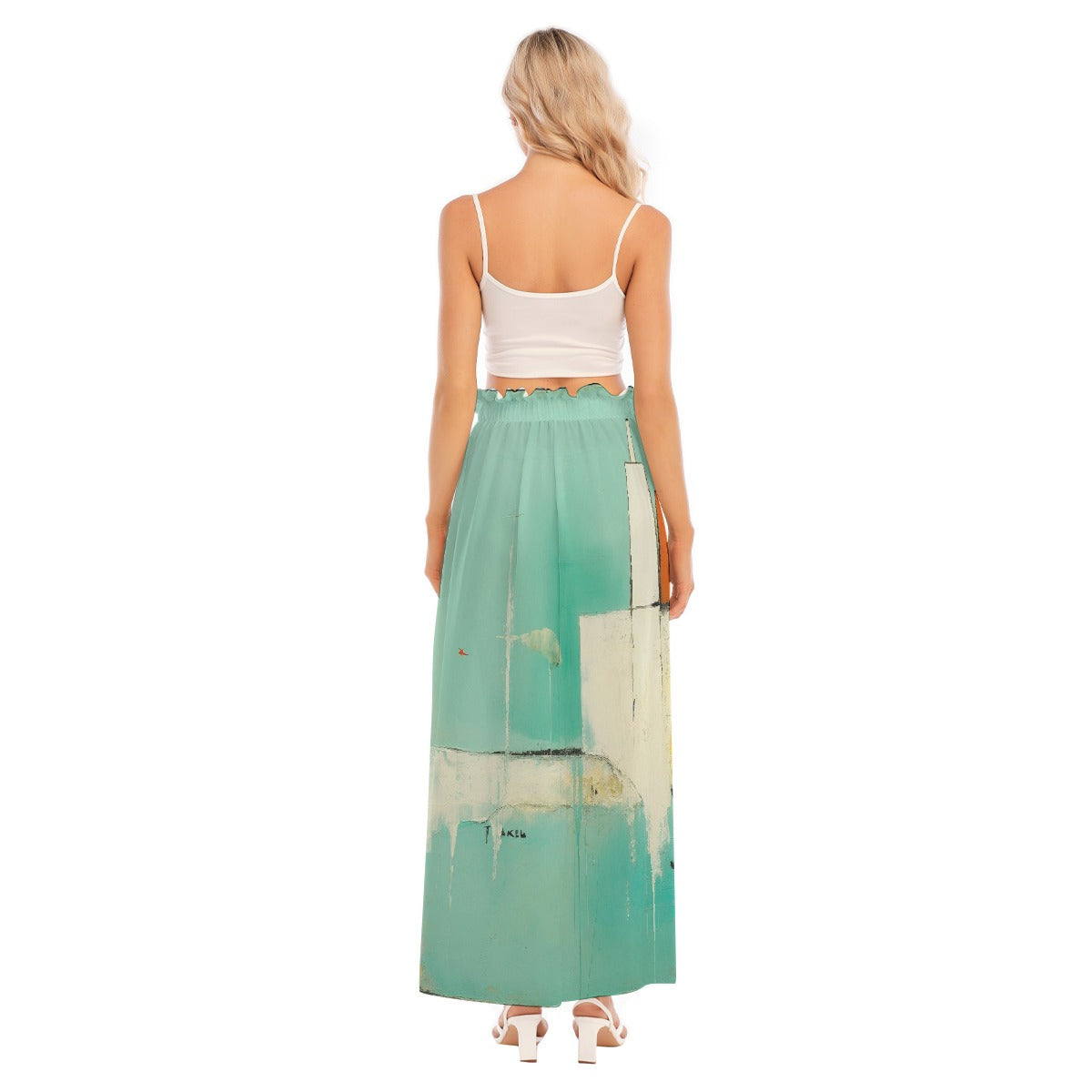 All-Over Print Women's Side Split Skirt