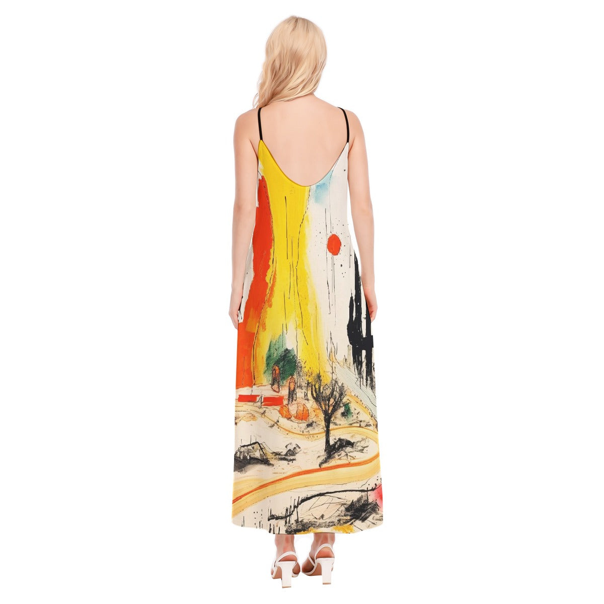 All-Over Print Women's Sling Dress