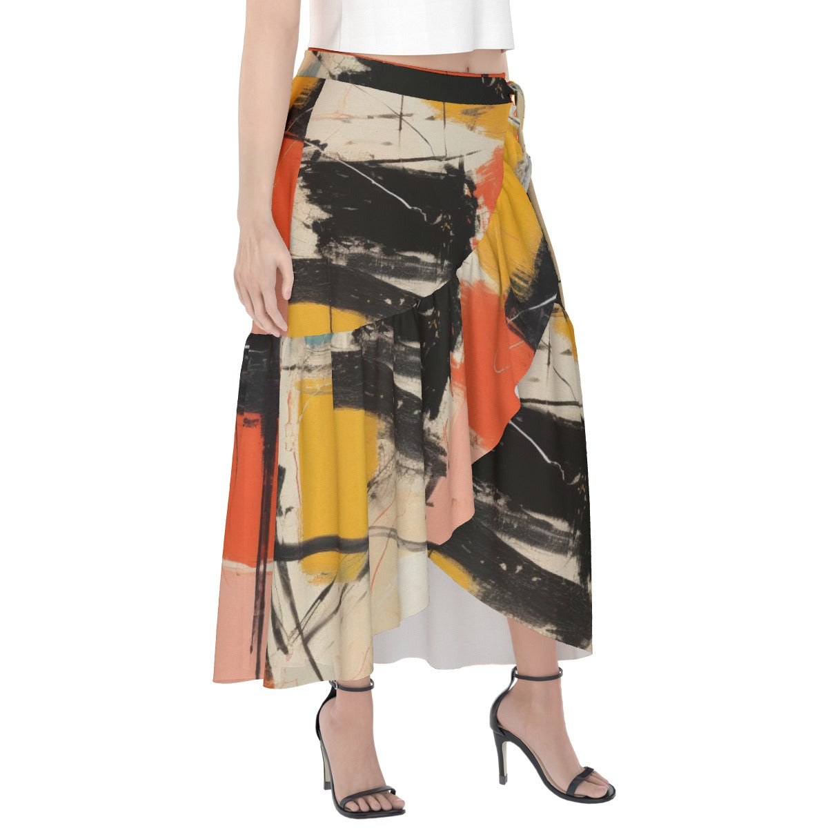 All-Over Print Women's Wrap Skirt