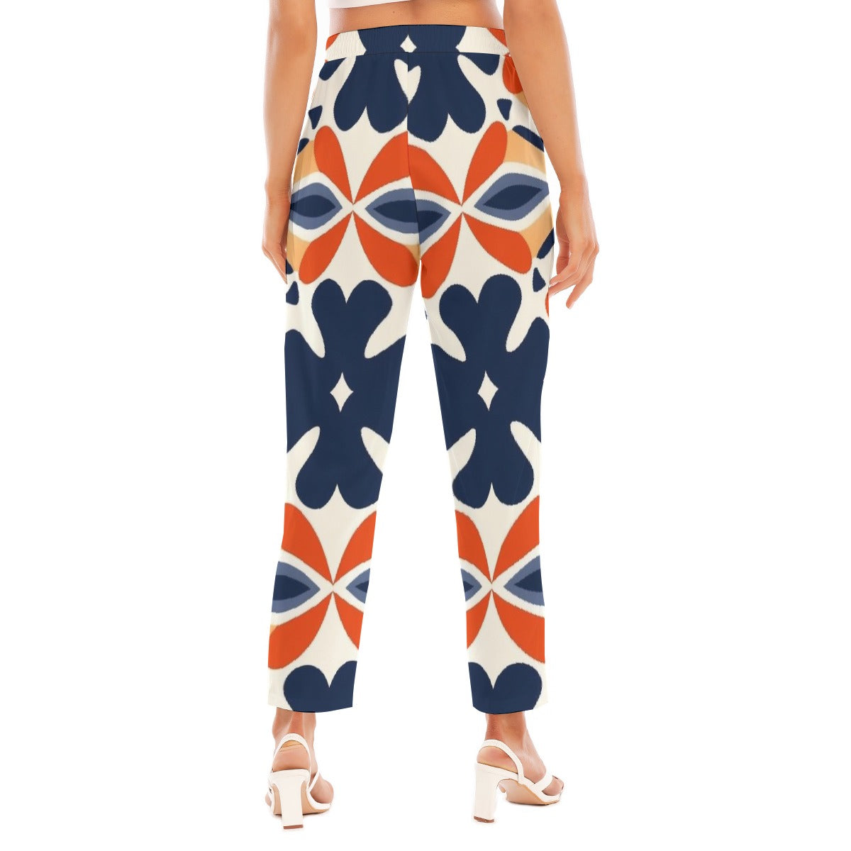 All-Over Print Women's Loose Straight-leg Pants