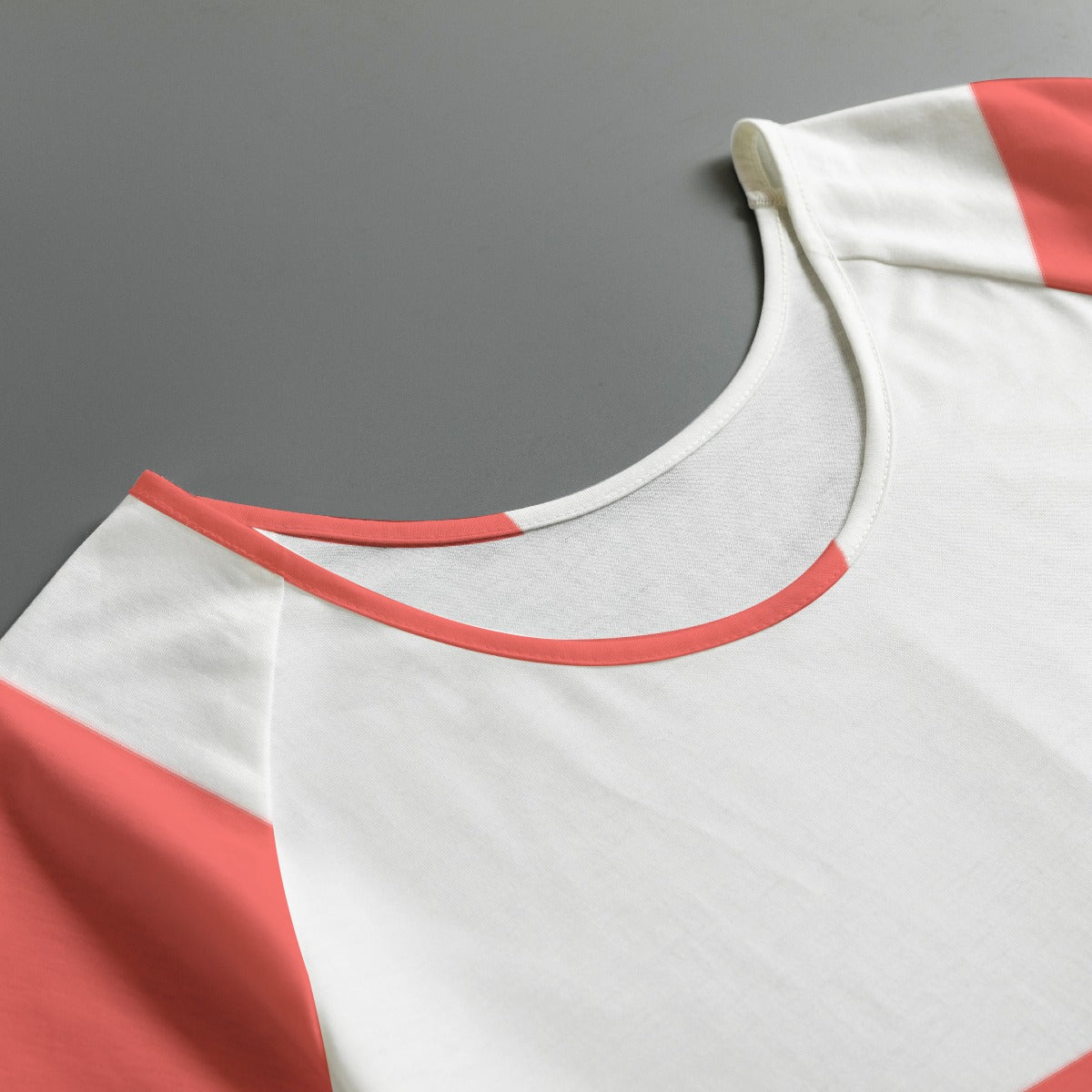 All-Over Print Women's Round Neck T-shirt With Raglan Sleeve