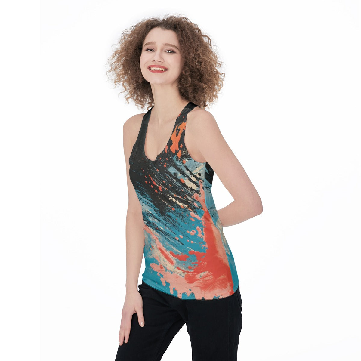 All-Over Print Women's Racerback Tank Top