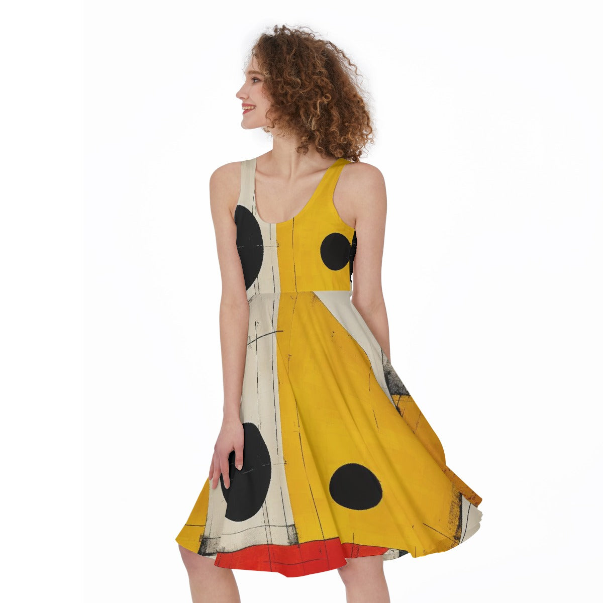 All-Over Print Women's Sleeveless Dress