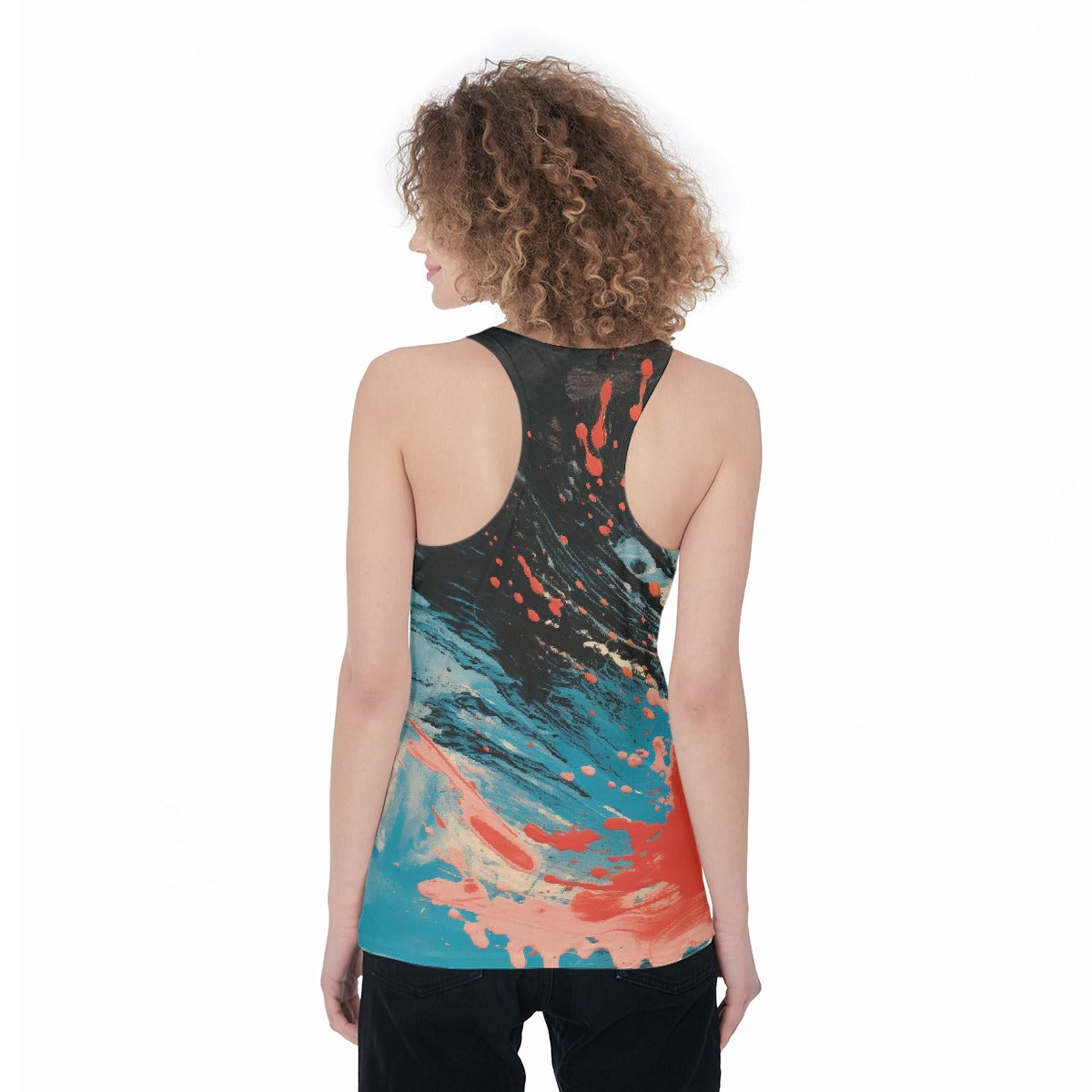 All-Over Print Women's Racerback Tank Top