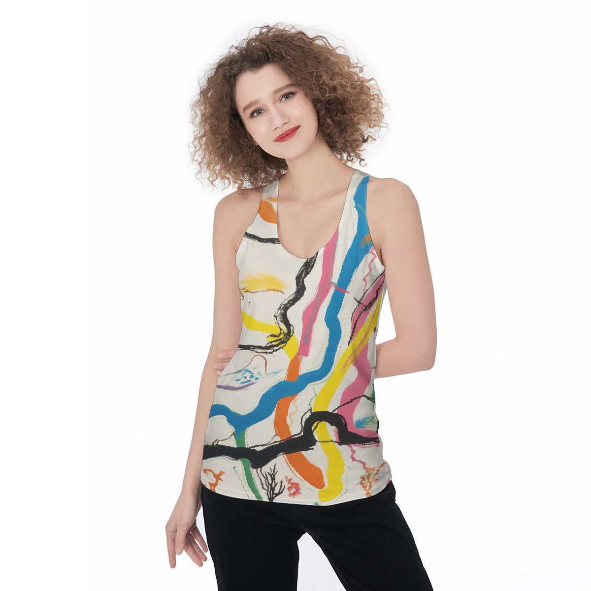All-Over Print Women's Racerback Tank Top