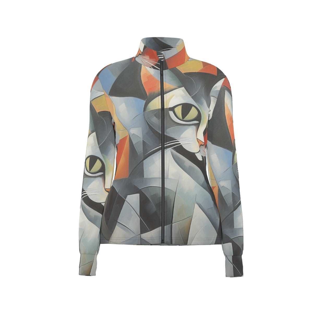 All-Over Print Women's Long Sleeve Thumbhole Jacket