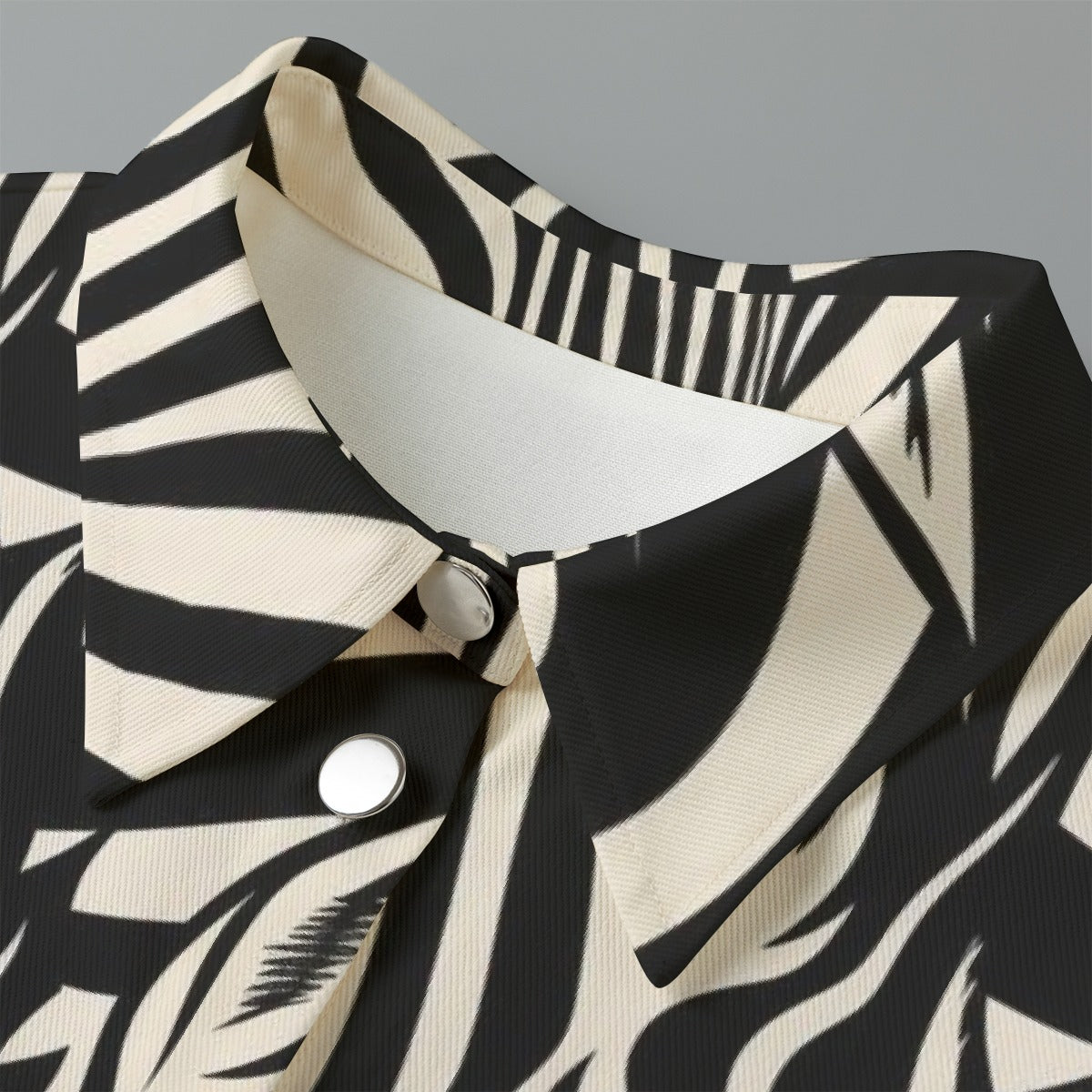 All-Over Print Women's Cropped Jacket | 245GSM Cotton