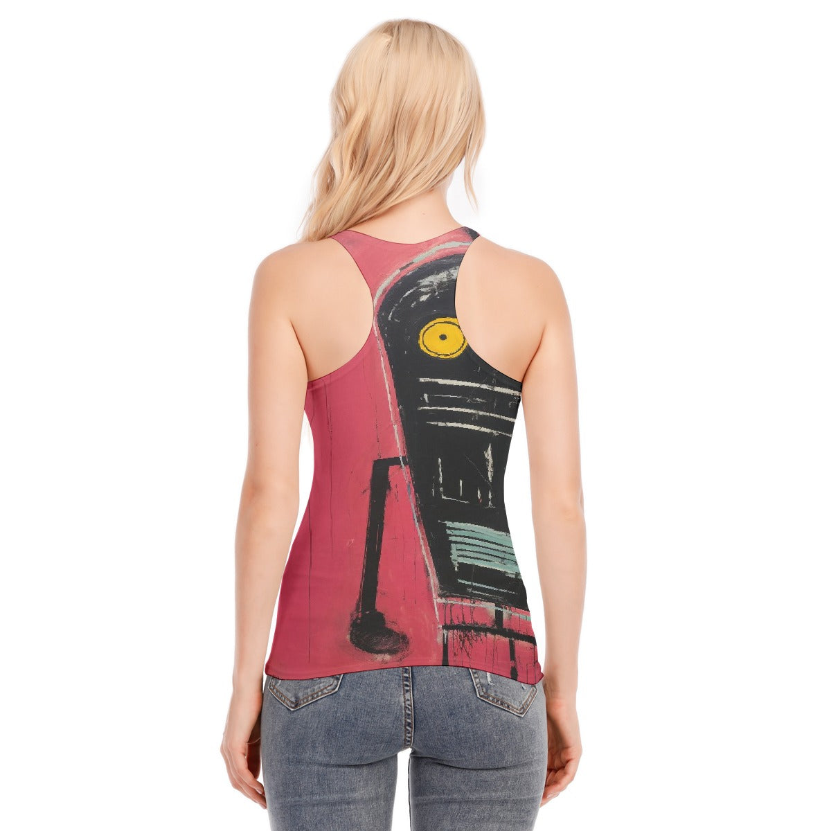 All-Over Print Women's Racer Vest | 190GSM Cotton