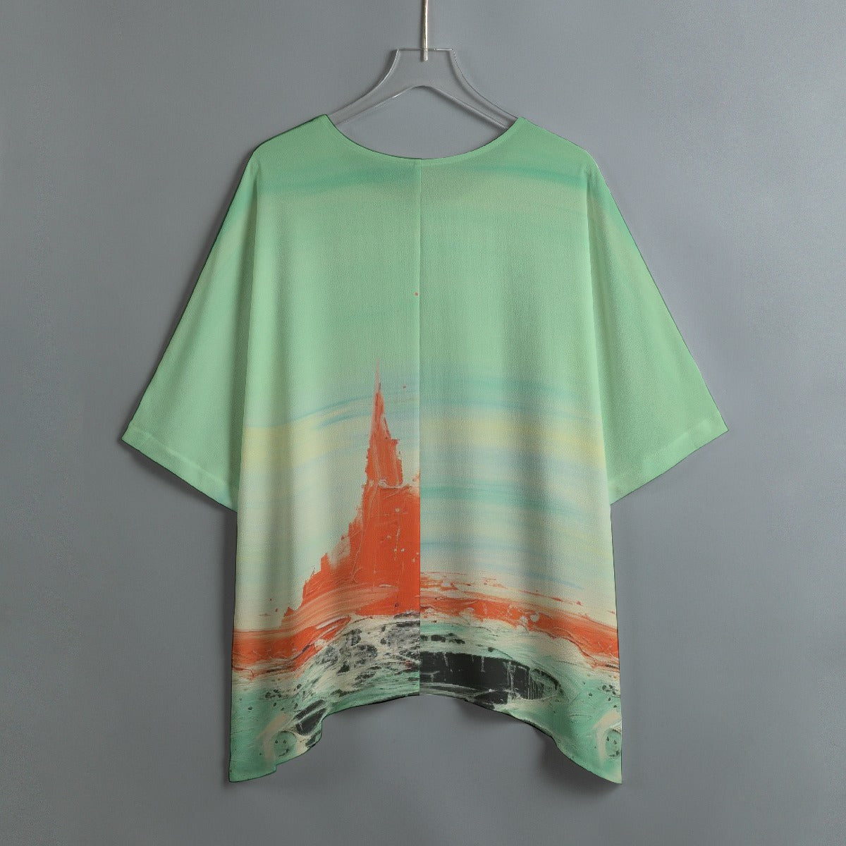 All-Over Print Women's Bat Sleeve Shirt