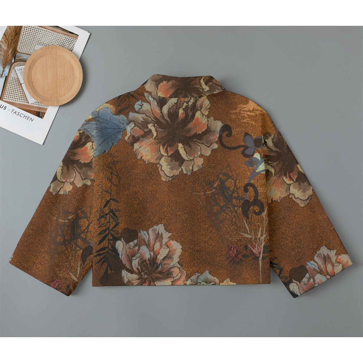 All-Over Print Women's Cropped Jacket | 245GSM Cotton