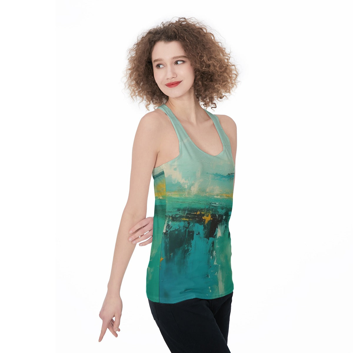 All-Over Print Women's Racerback Tank Top