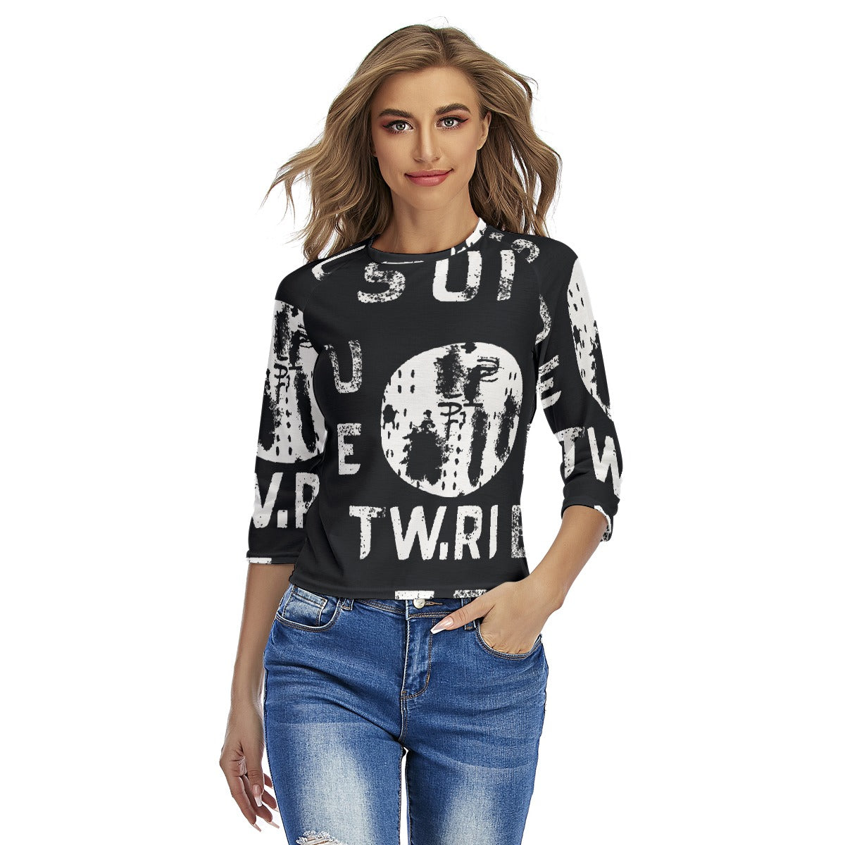 All-Over Print Women's Raglan Sleeves T-shirts