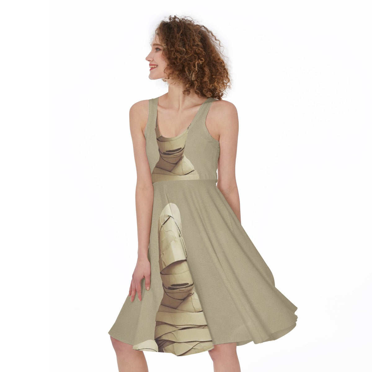 All-Over Print Women's Sleeveless Dress
