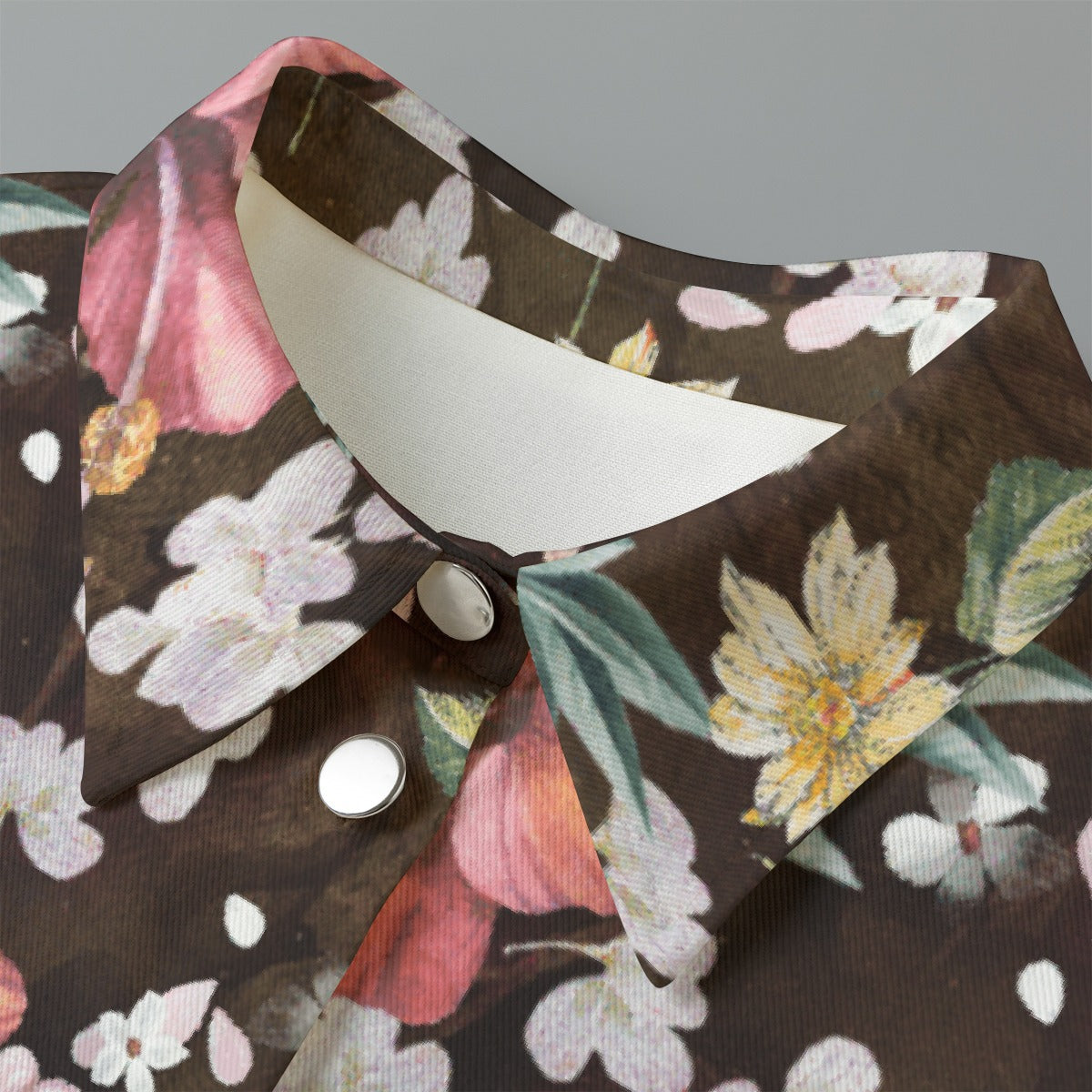 All-Over Print Women's Cropped Jacket | 245GSM Cotton