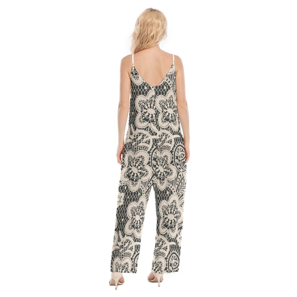 All-Over Print Women's Loose Cami Jumpsuit