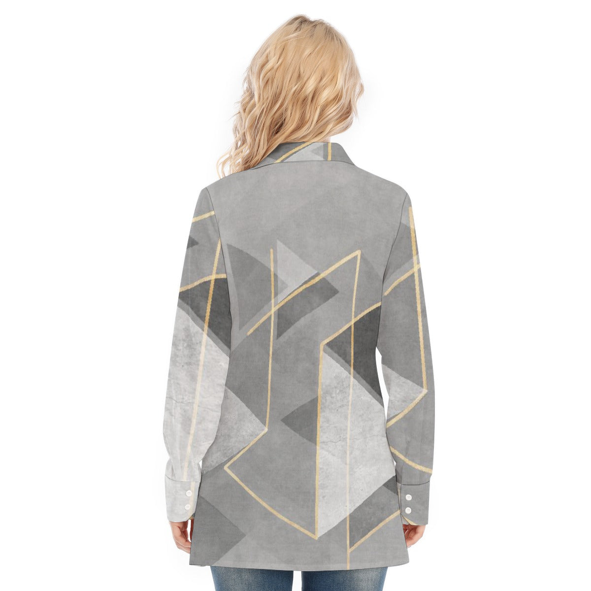 All-Over Print Women's Long Shirt