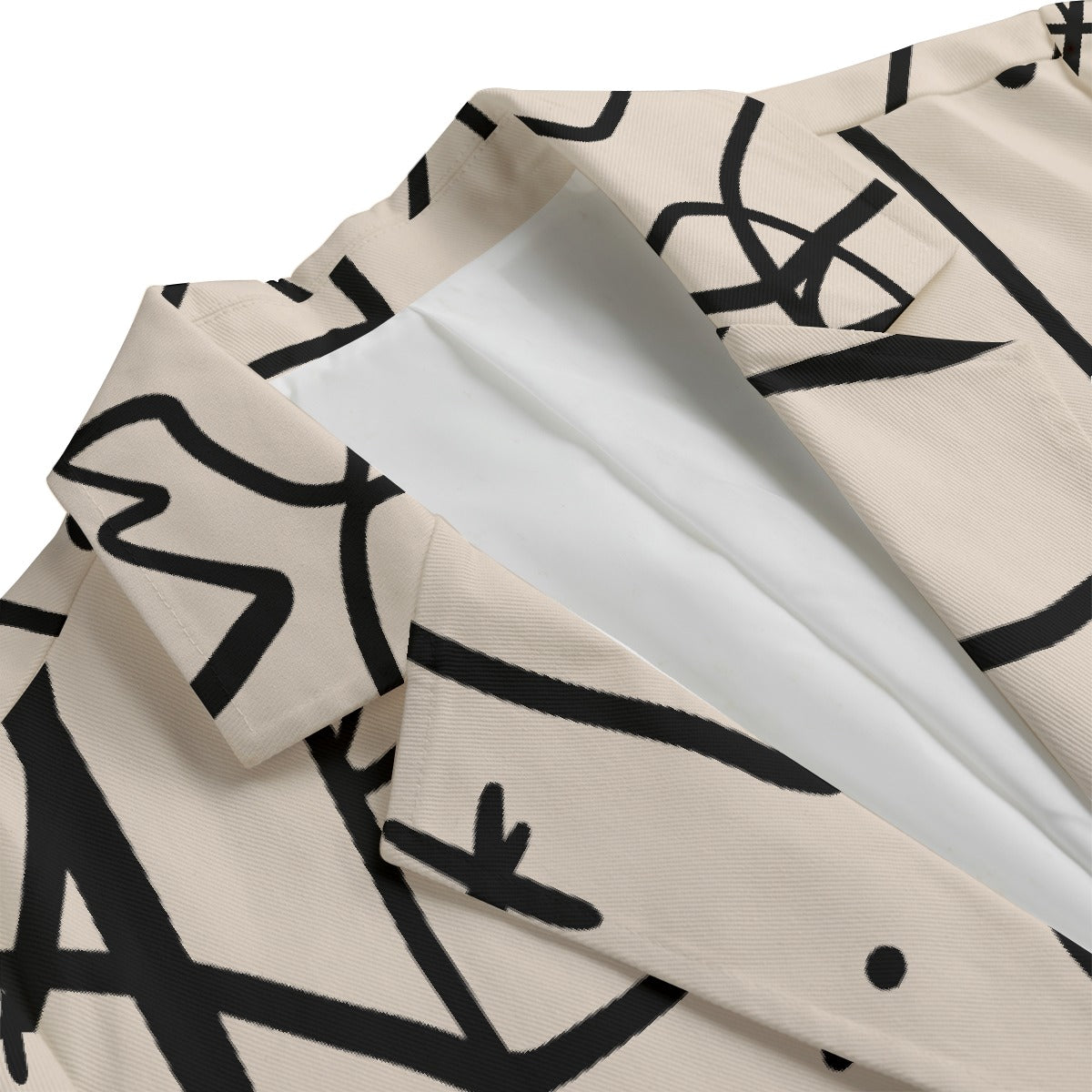 All-Over Print Women's Leisure Blazer