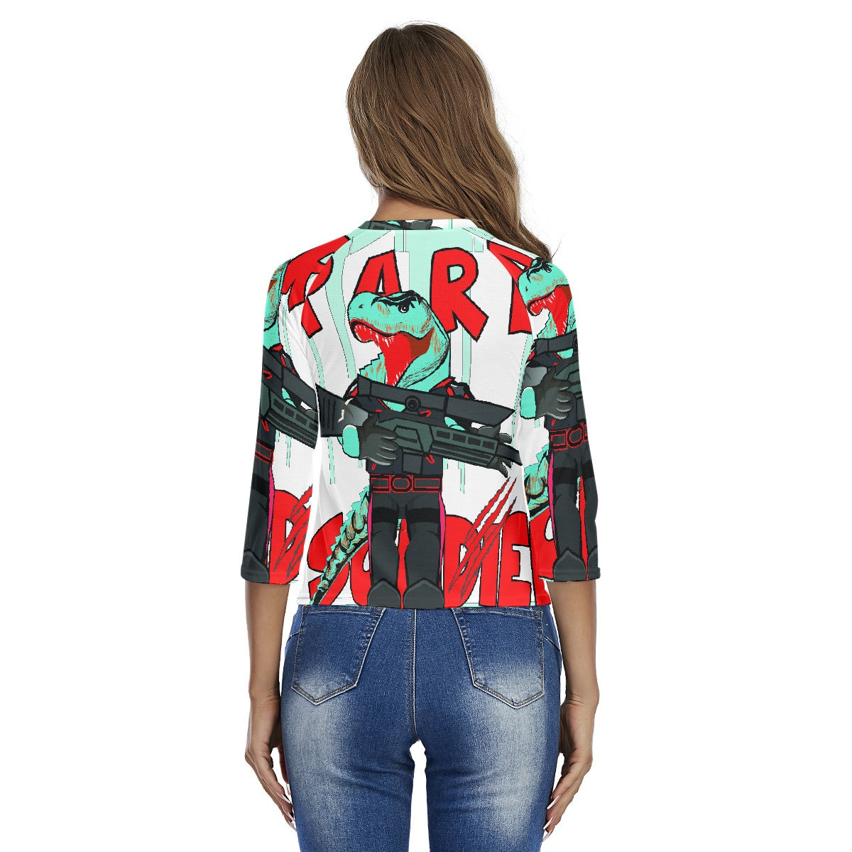 All-Over Print Women's Raglan Sleeves T-shirts