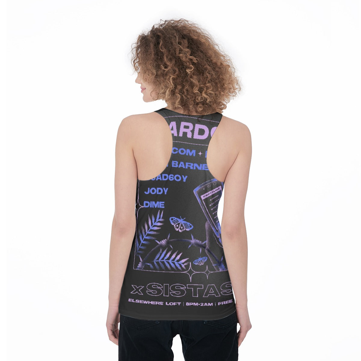 All-Over Print Women's Racerback Tank Top