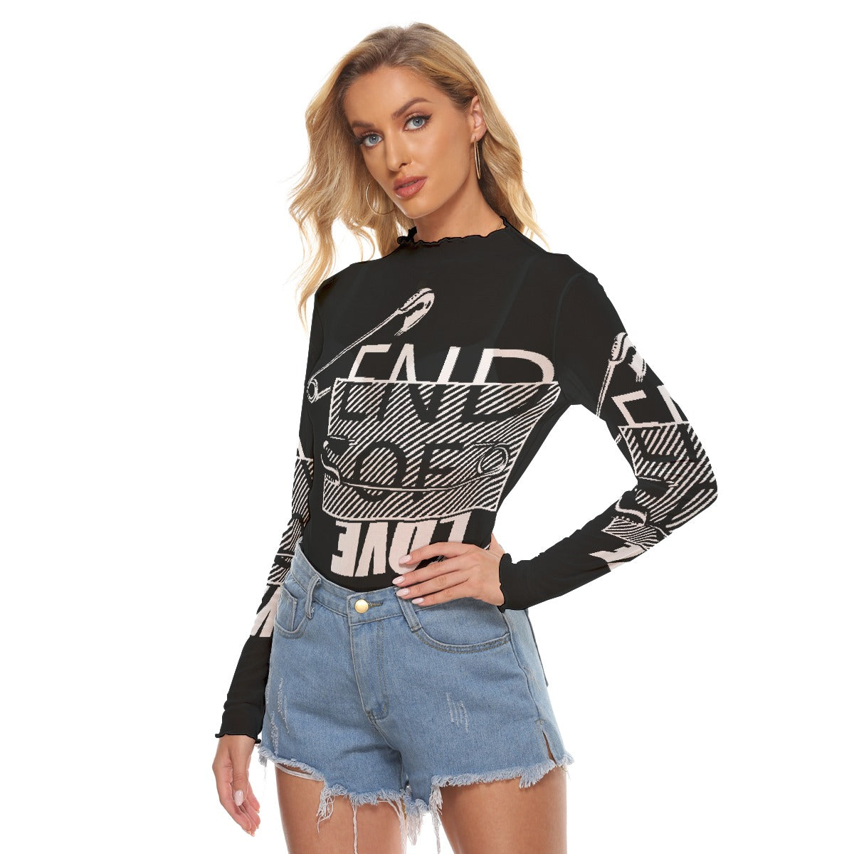 All-Over Print Women's Mesh T-shirt