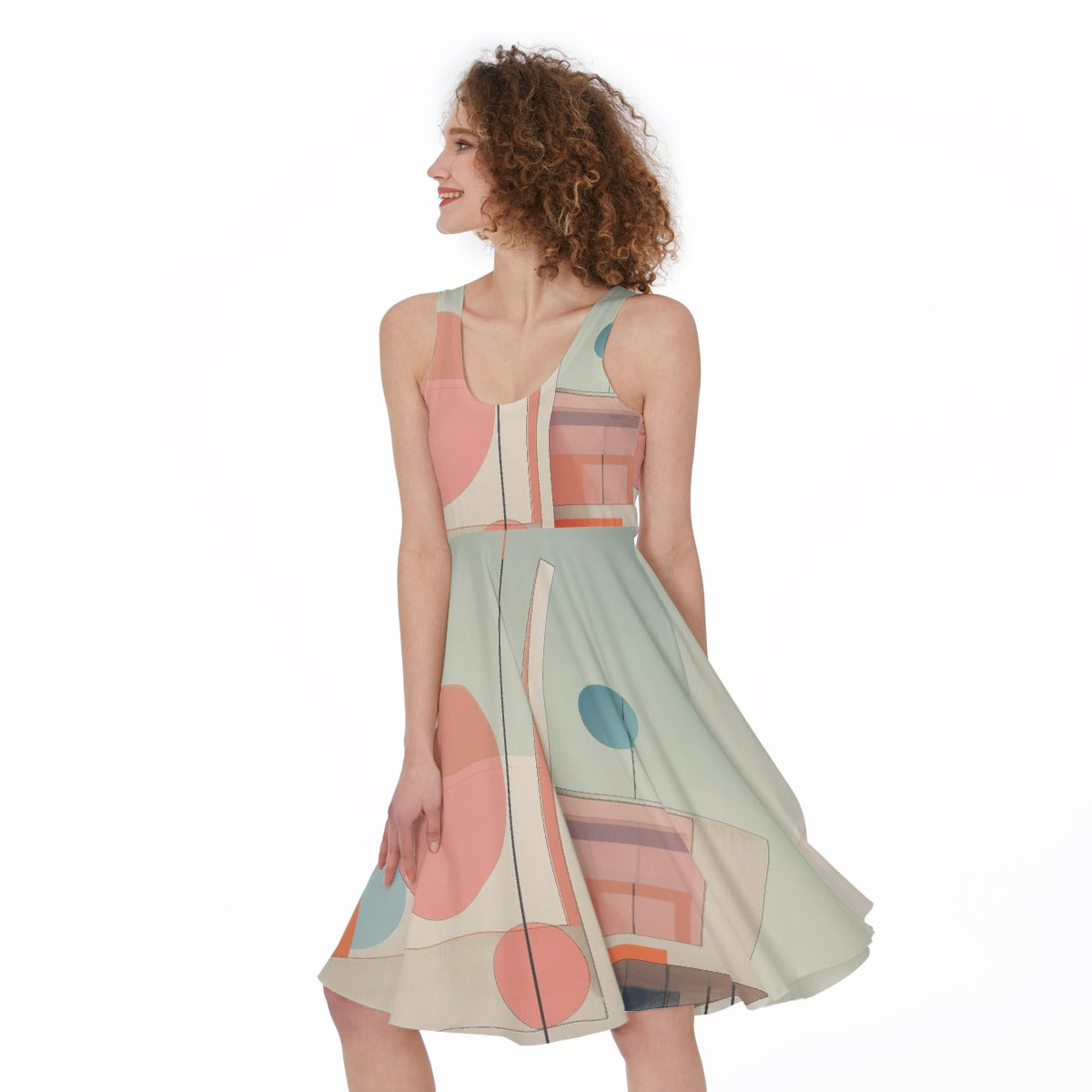 All-Over Print Women's Sleeveless Dress