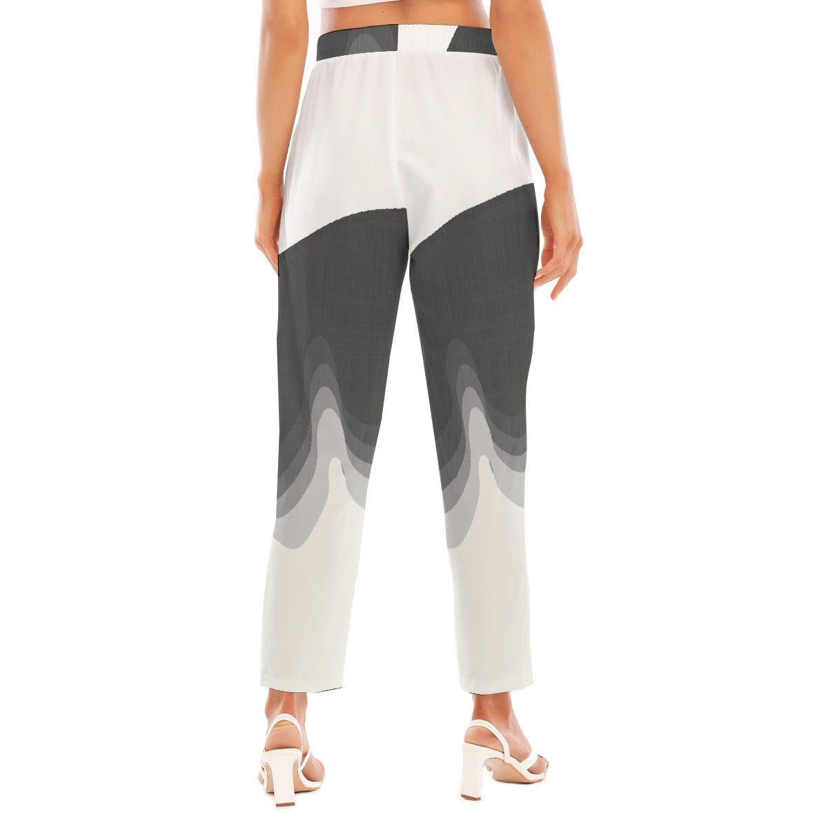 All-Over Print Women's Loose Straight-leg Pants