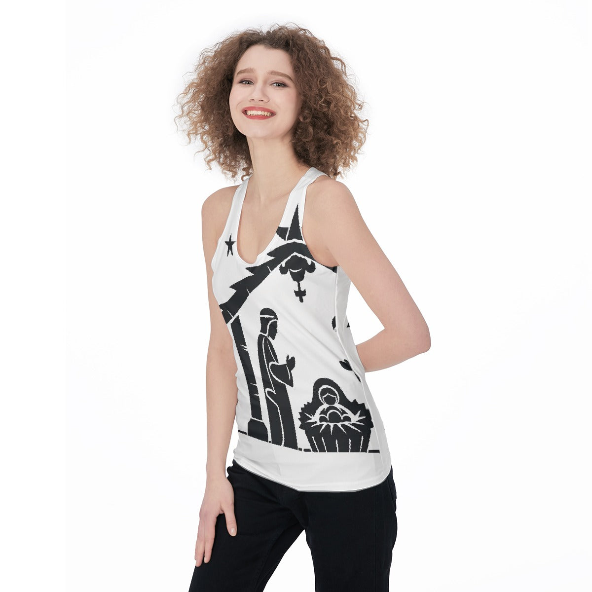 All-Over Print Women's Racerback Tank Top