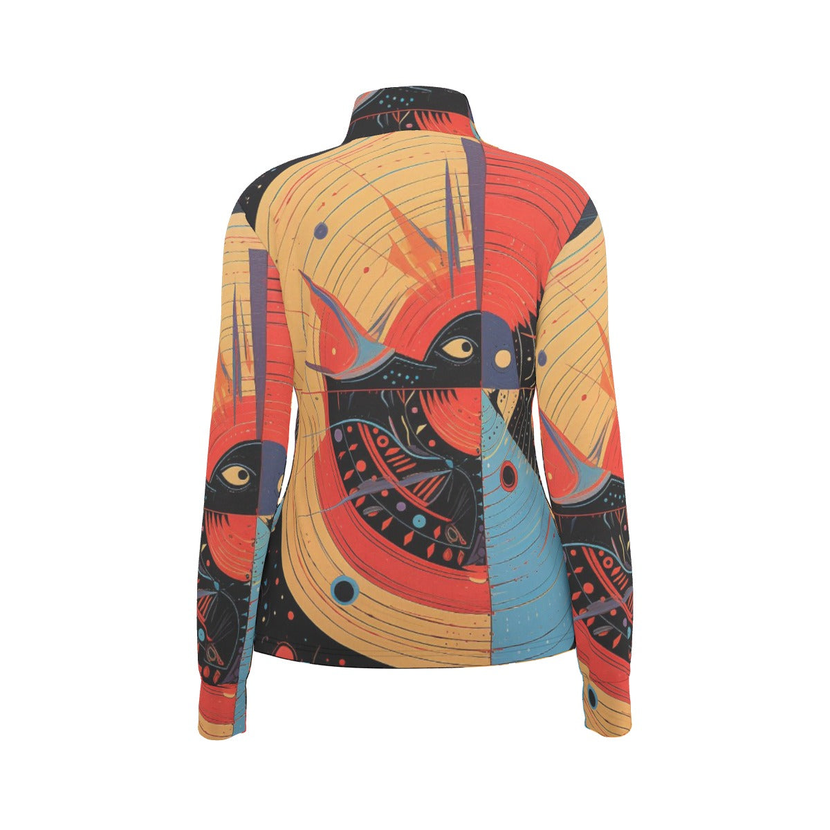 All-Over Print Women's Long Sleeve Thumbhole Jacket