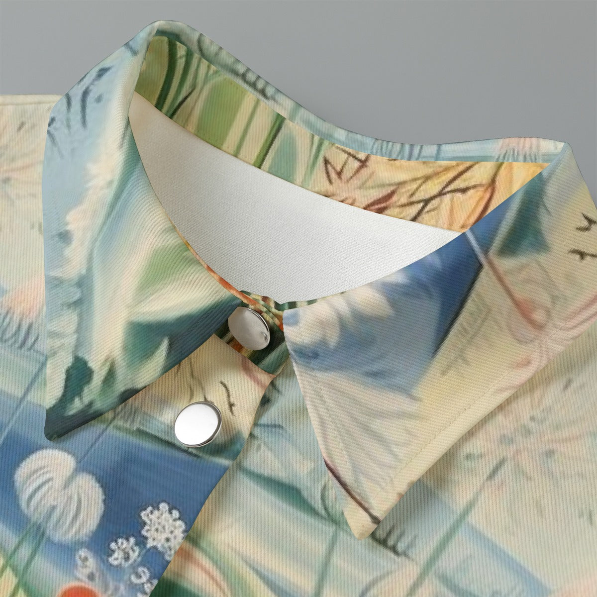 All-Over Print Women's Cropped Jacket | 245GSM Cotton