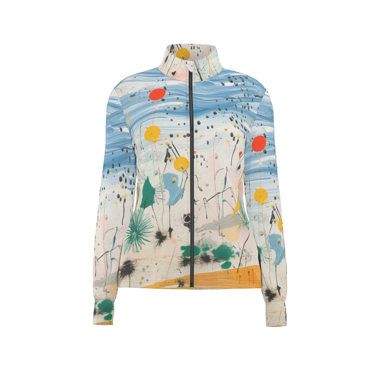 All-Over Print Women's Long Sleeve Thumbhole Jacket