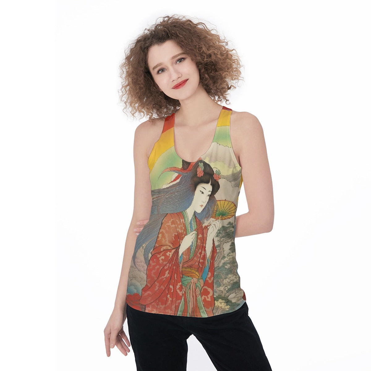 All-Over Print Women's Racerback Tank Top