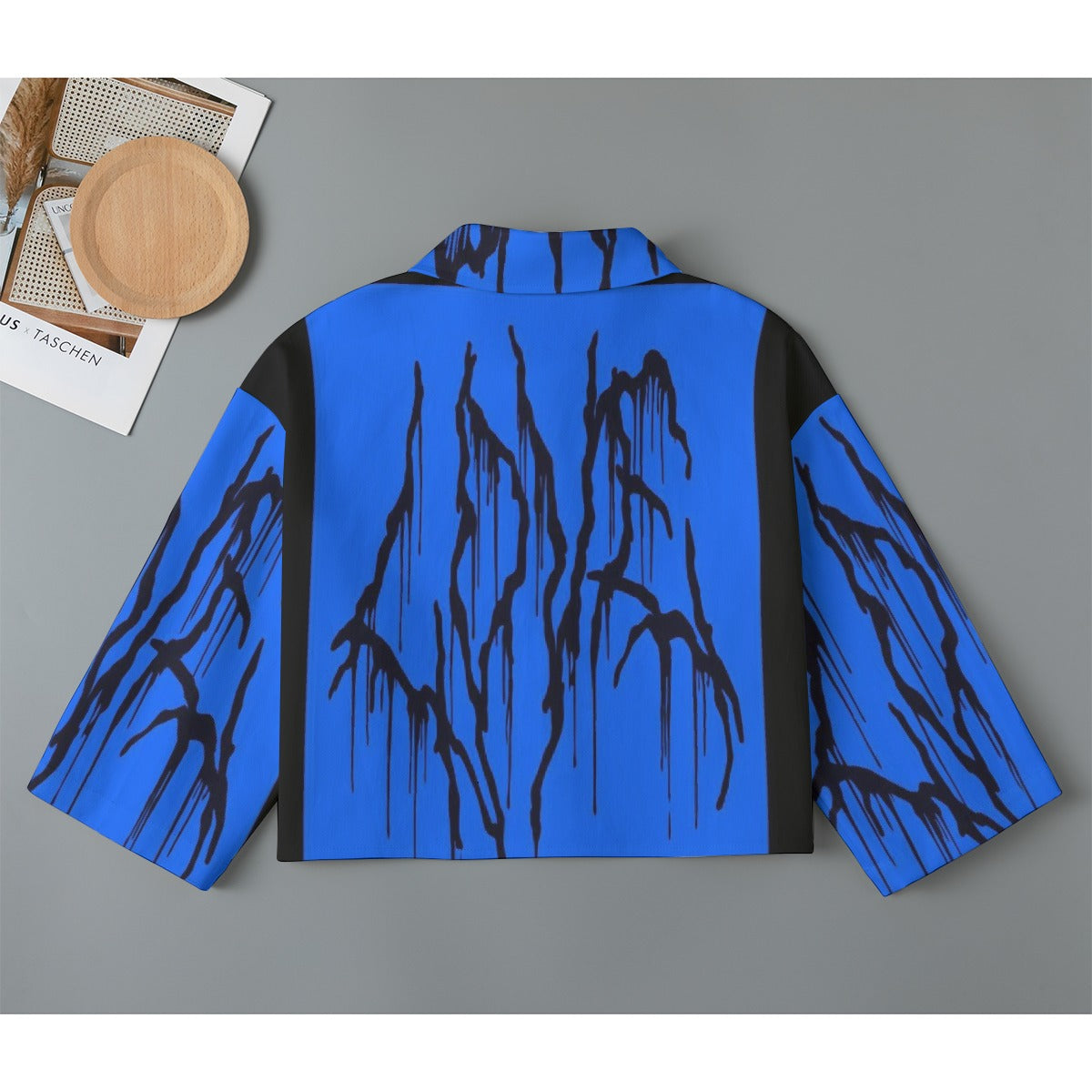 All-Over Print Women's Cropped Jacket | 245GSM Cotton