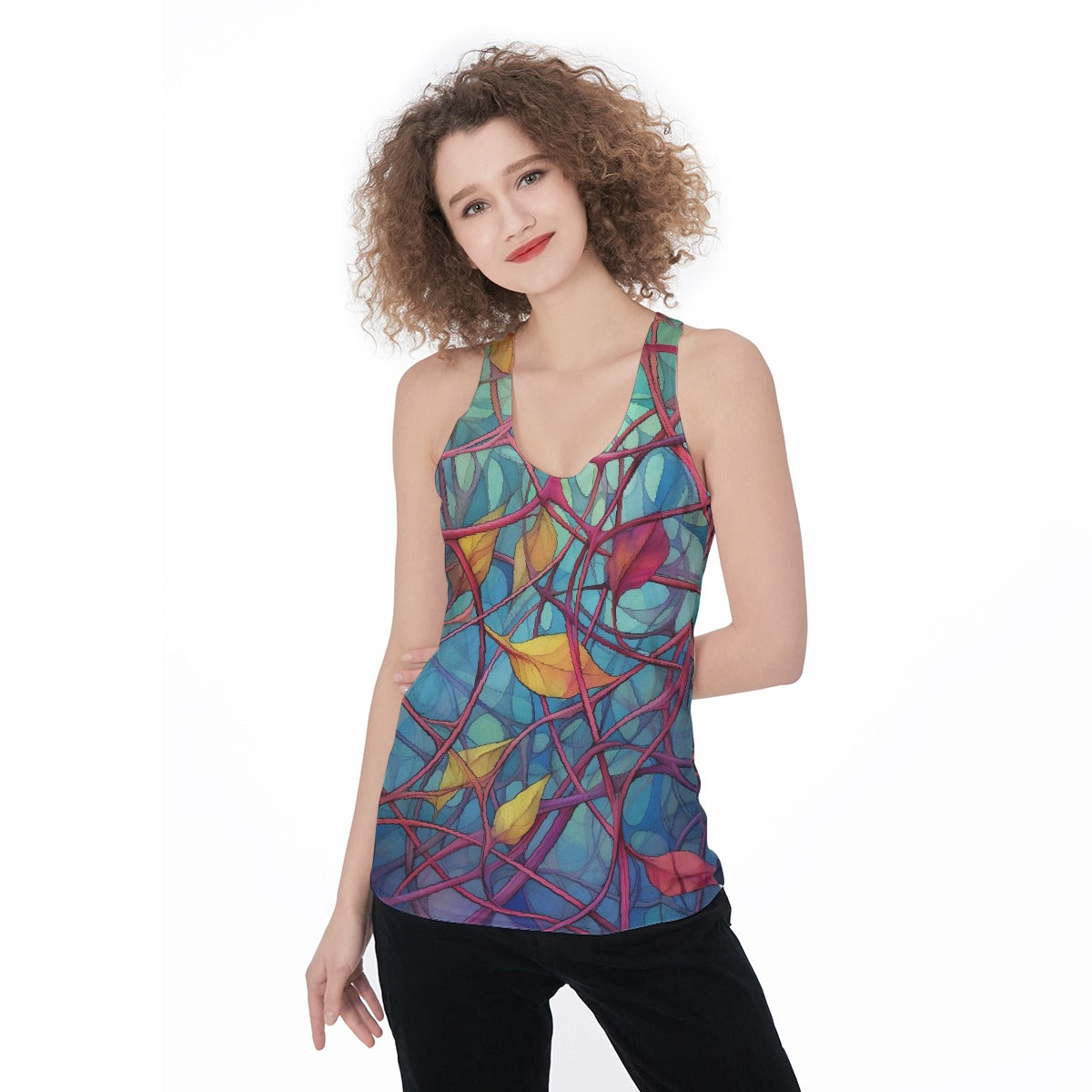 All-Over Print Women's Racerback Tank Top