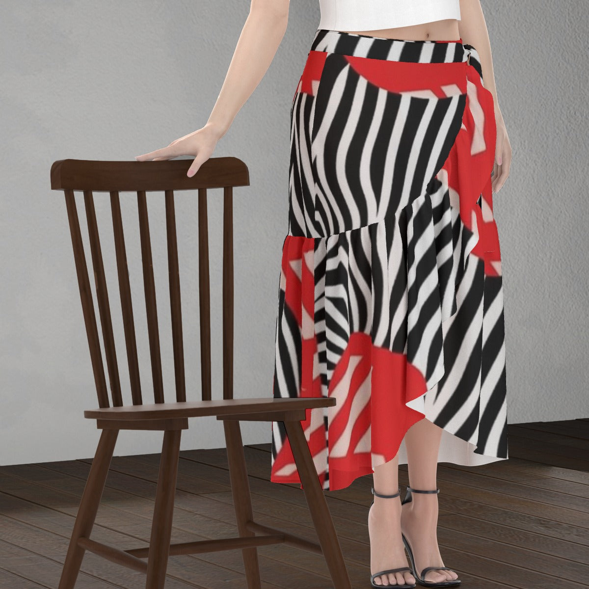 All-Over Print Women's Wrap Skirt