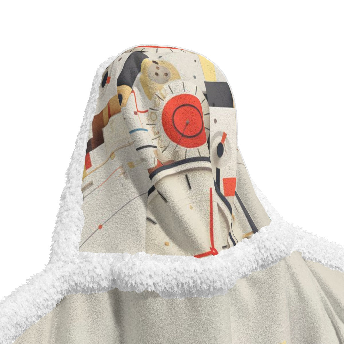 All-Over Print Unisex Wearable Hooded Blanket