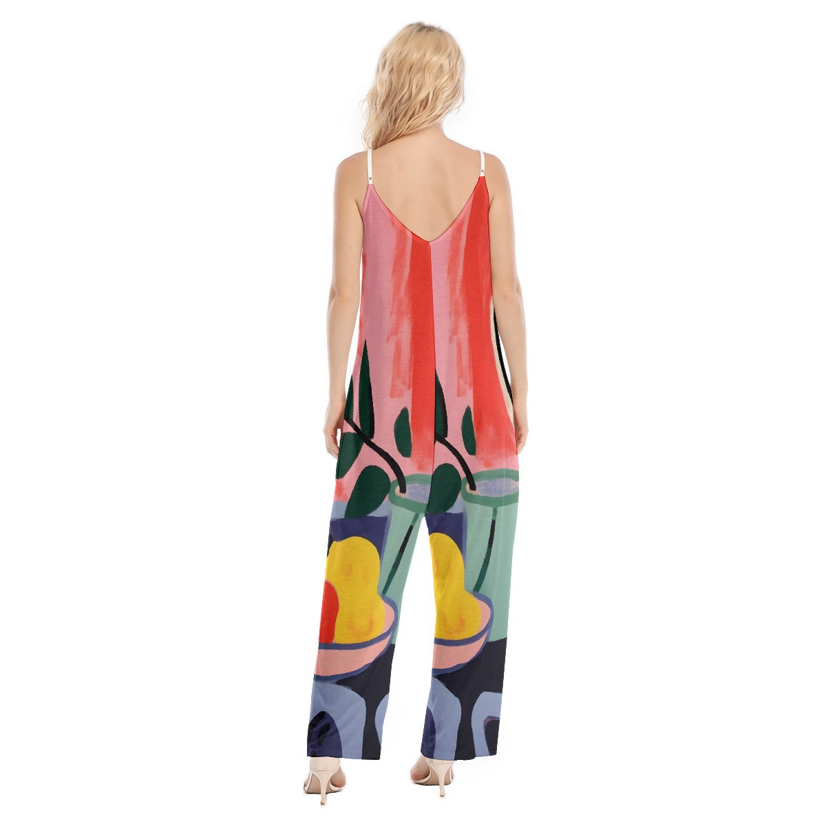 All-Over Print Women's Loose Cami Jumpsuit