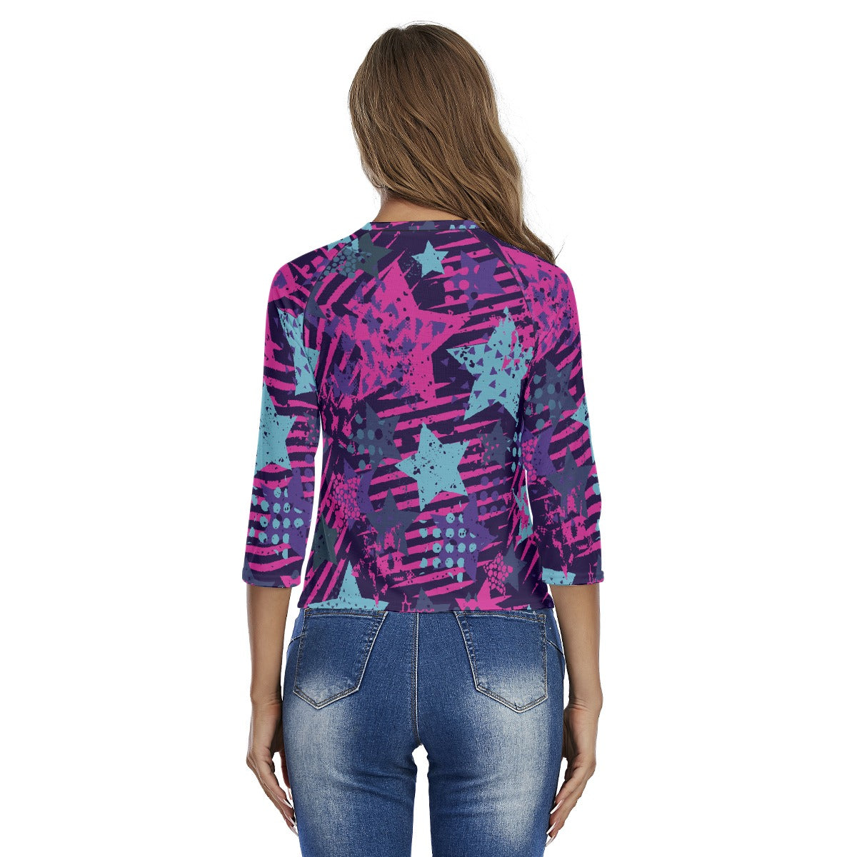 All-Over Print Women's Raglan Sleeves T-shirts